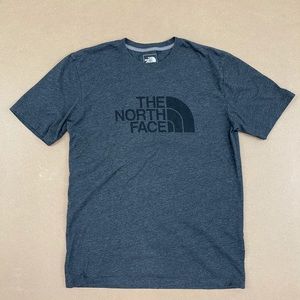 The North face charcoal grey graphic t shirt